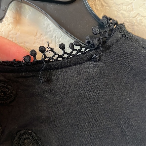 RAMY BROOK DIA 100%COTTON LONG SLEEVE ROMPER black - Picture 12 of 13